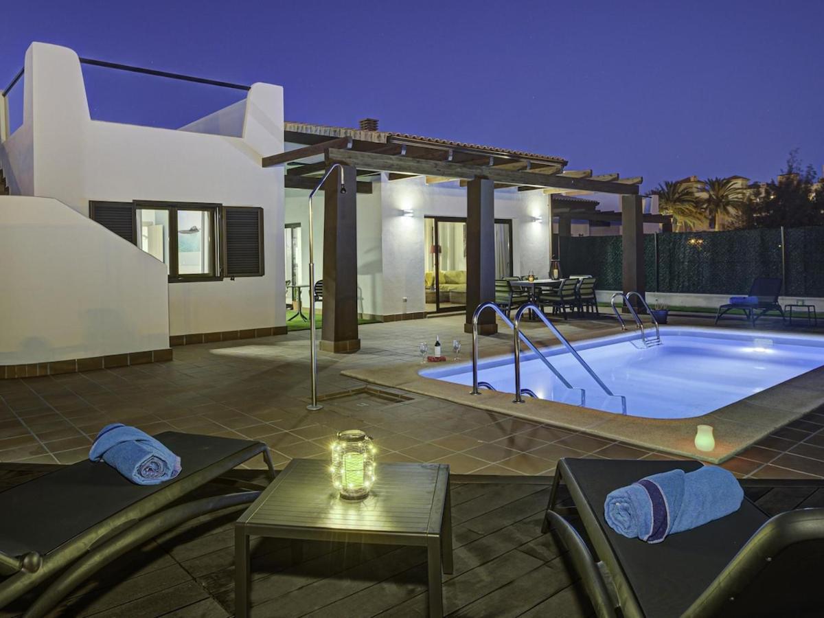 Villa El Molino piscina privada climatizada Caleta de Fuste Exterior foto